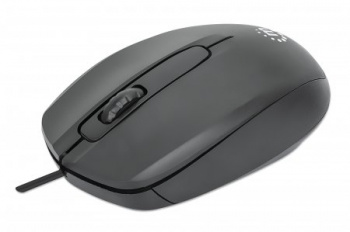 Mouse USB &Oacute;ptico con Cable MANHATTAN 190190